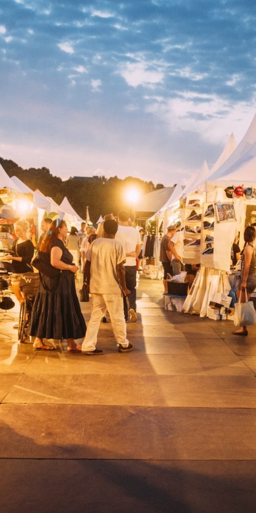 Das Foto zeigt das Zeltfestival Ruhr am Kemnader See in Bochum