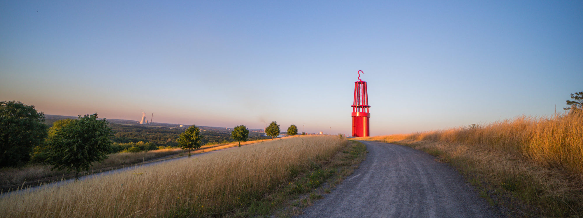 Na zdjęciu lampa na hałdzie Rheinpreußen