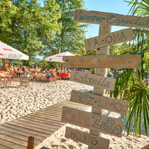 Das Foto zeigt den Beach Club StrandDeck Kemnade in Bochum