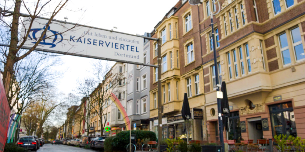 Das Foto zeigt das Kaiserviertel in Dortmund