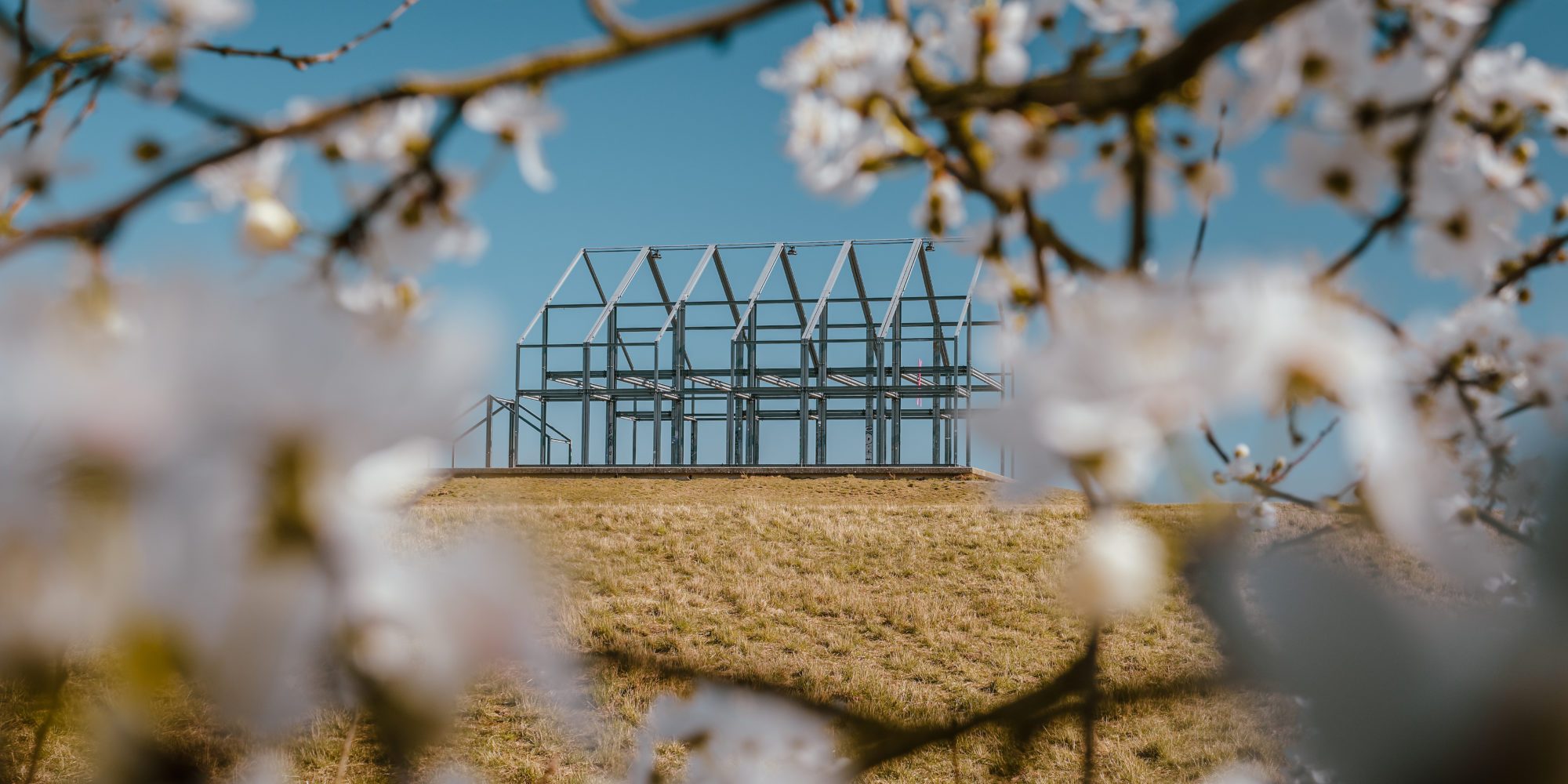 Das Bild zeigt das Hallenhaus der Halde Norddeutschland