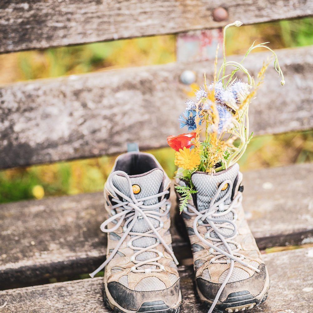 Das Foto zeigt Wanderschuhe