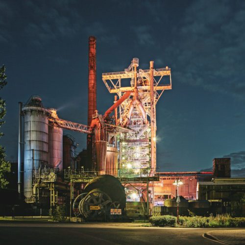 图为位于 Ennepe-Ruhr 区 Henrichshütte Hattingen 的 LWL 工业博物馆