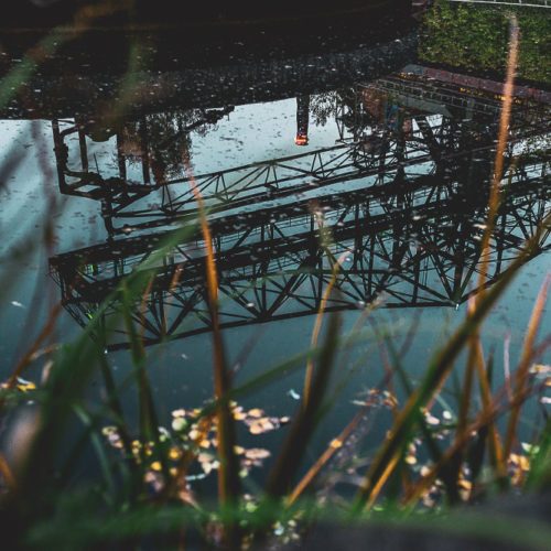 Das Bild zeigt den Landschaftspark Duisburg-Nord