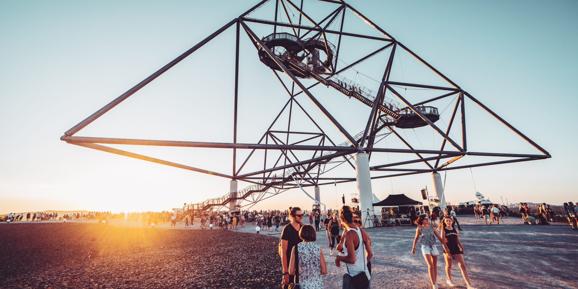 Das Bild zeigt den Tetraeder Bottrop