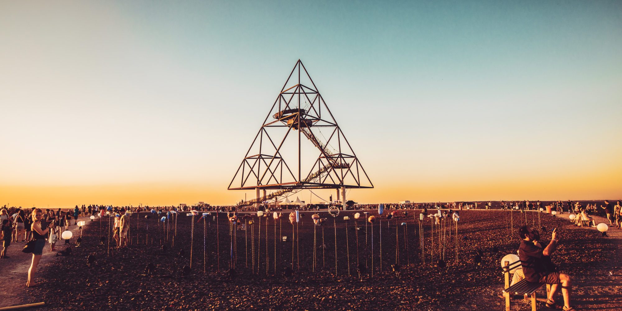 La photo montre le tétraèdre Bottrop