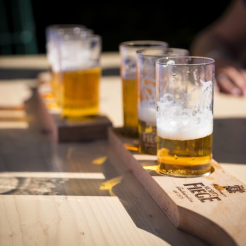 Das Bild zeigt Bier aus der Brauerei Fiege in Bochum