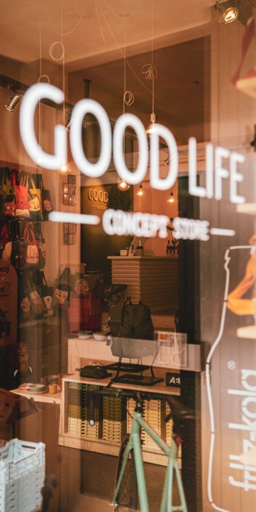 Das Bild zeigt den Concept Store Good Life in Mülheim an der Ruhr