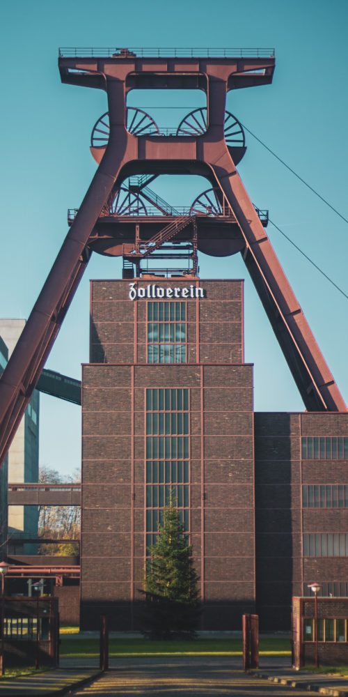 Das Foto zeigt die Zeche Zollverein in Essen