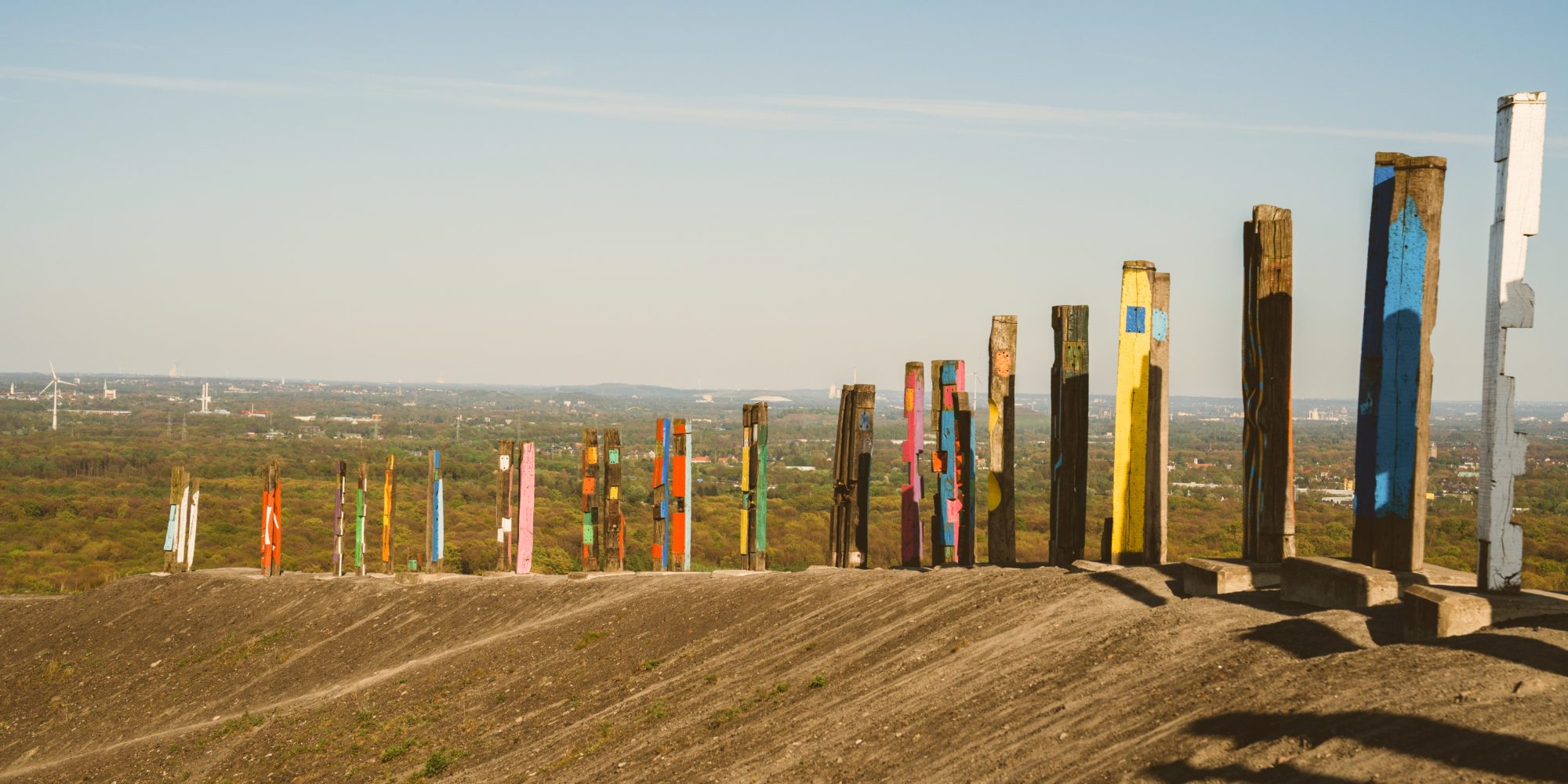 Das Bild zeigt die Halde Haniel in Bottrop