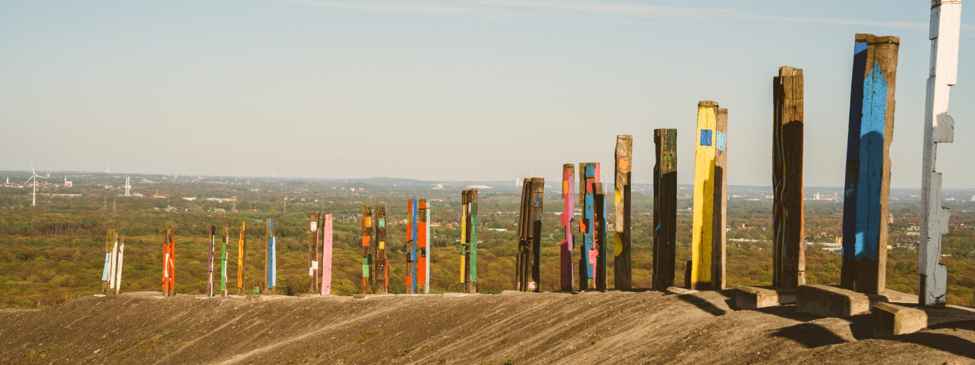 Das Bild zeigt die Halde Haniel in Bottrop