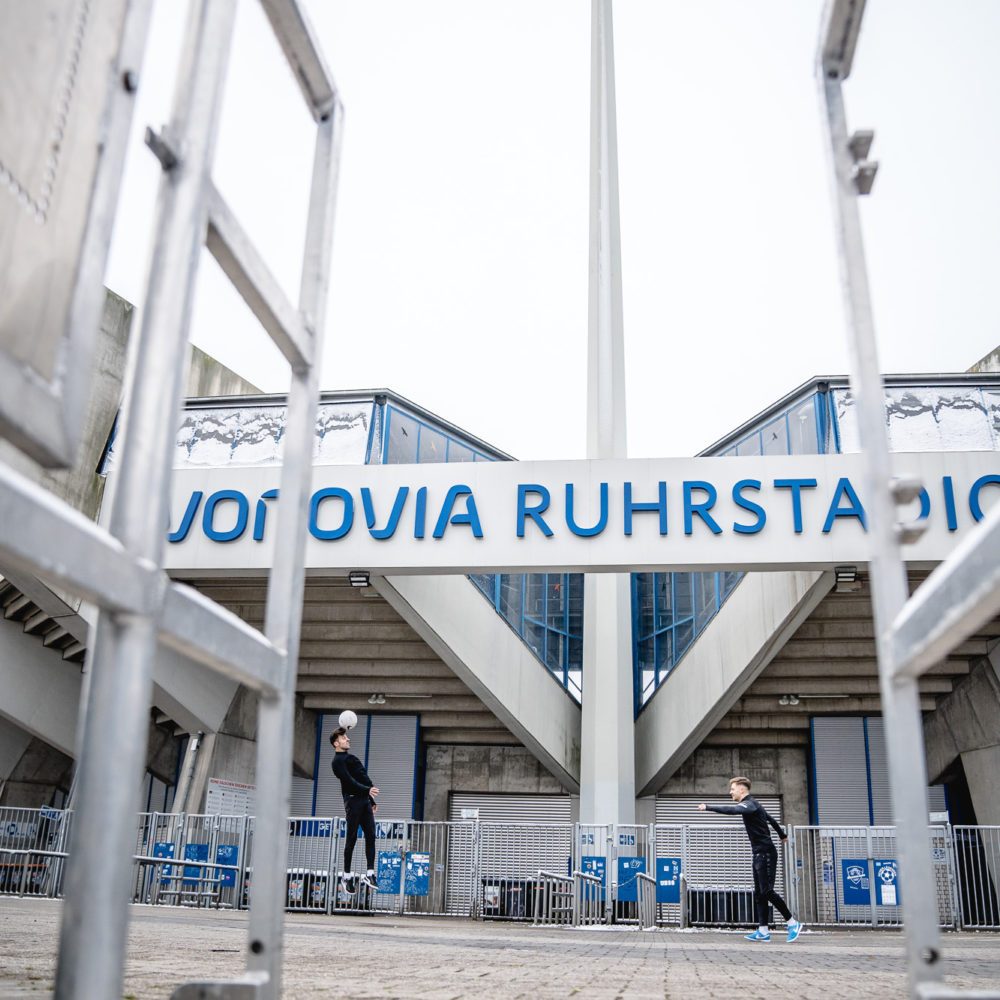 Das Bild zeigt das Vonovia Ruhrstadion in Bochum