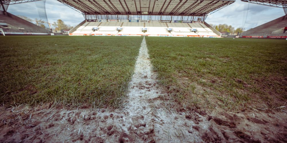 Das Bild zeigt das Stadion von RWE in Essen