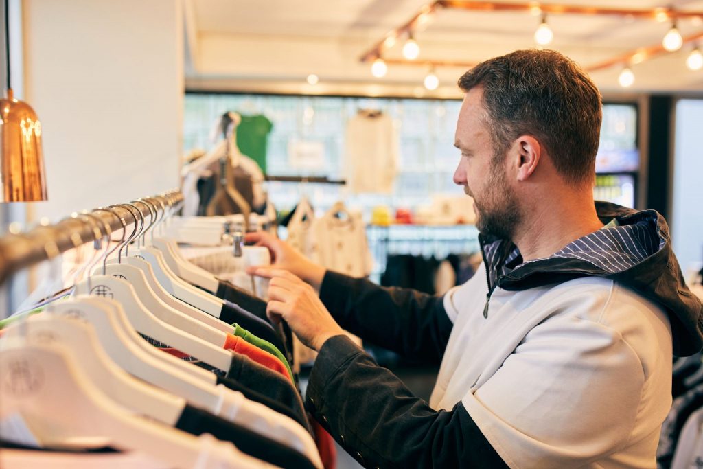 Das Foto zeigt Matthias Bohm, Gründer des Modelabels Grubenhelden in Gladbeck