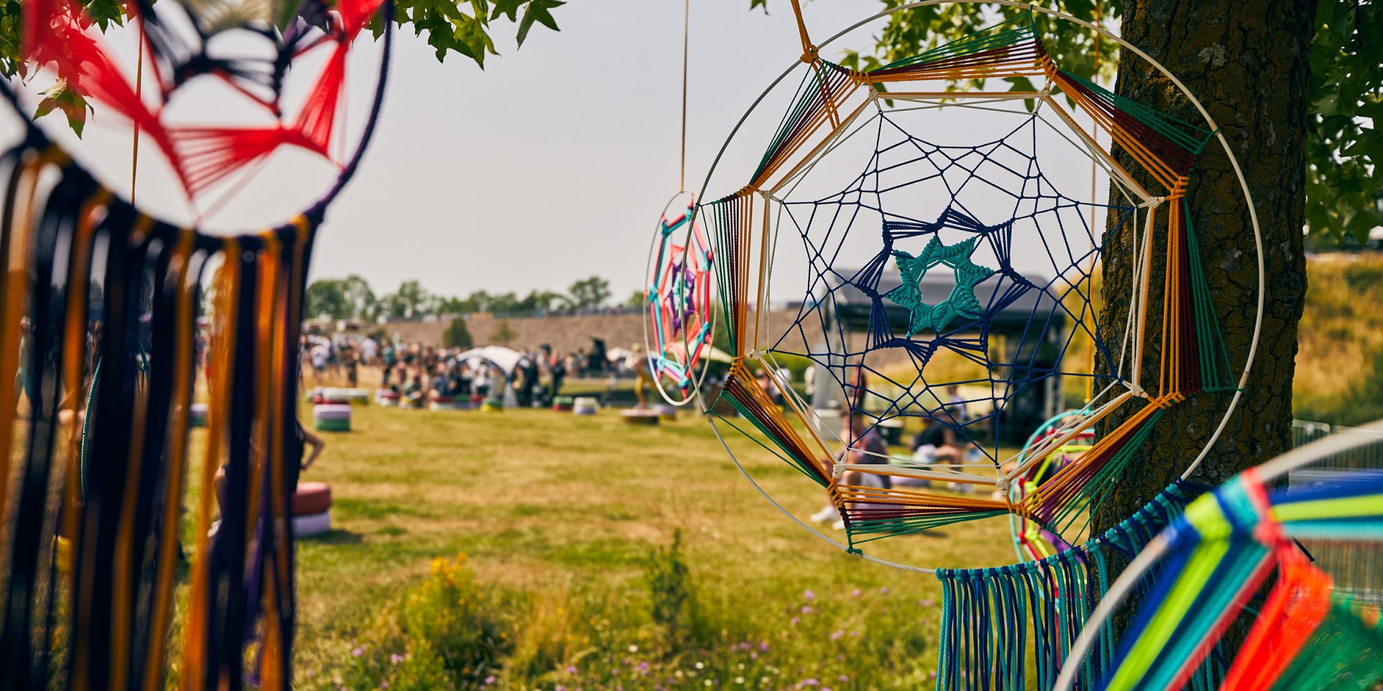 Das Bild zeigt Traumfänger auf dem Paluma Festival