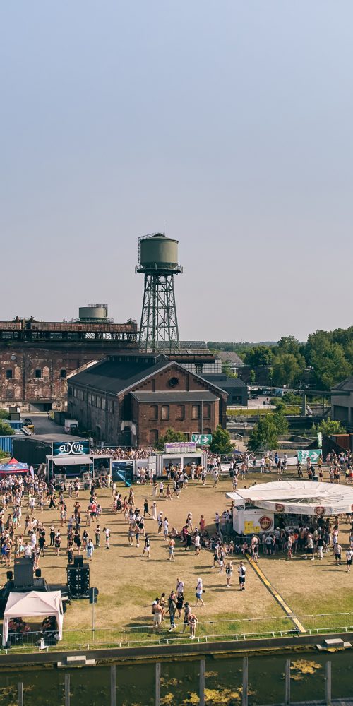 Das Bild zeigt den Westpark Bochum während des Paluma Festivals