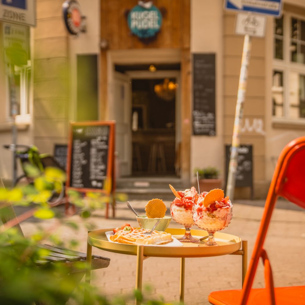 Das Bild zeigt das Kugelpudel im Kortländer Kiez in Bochum