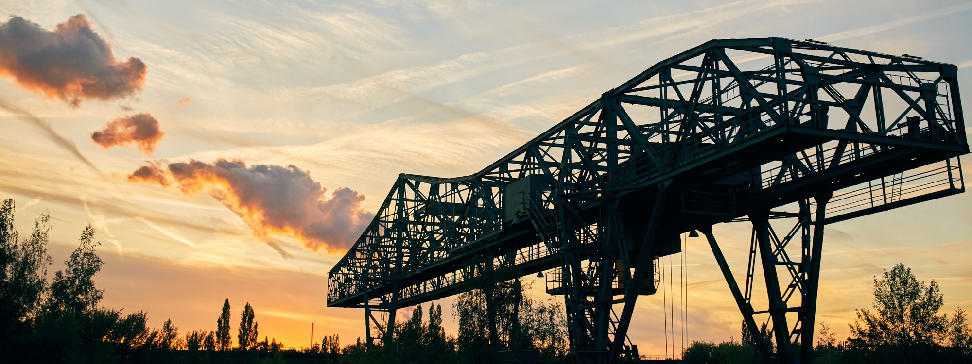 Das Bild zeigt den Landschaftspark Duisburg-Nord