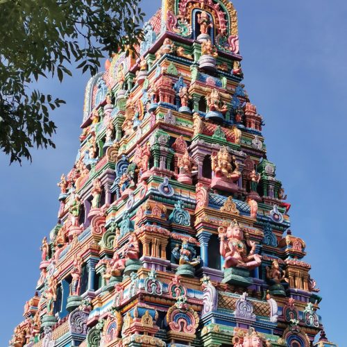 Das Bild zeigt den Sri Kamadchi Ampal Tempel in Hamm