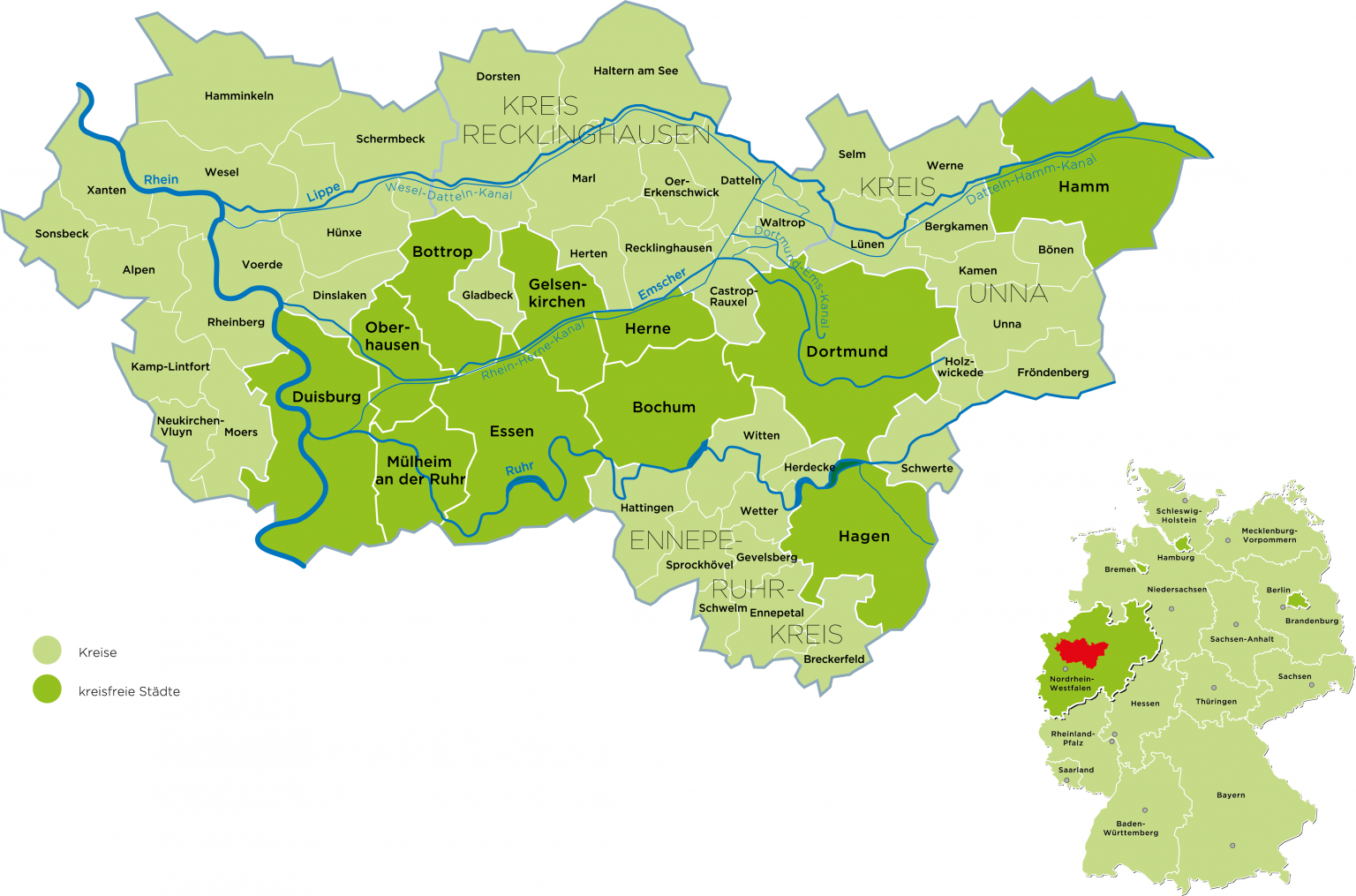 Welche Städte Gehören Zum Ruhrgebiet www.ruhr-tourismus.de